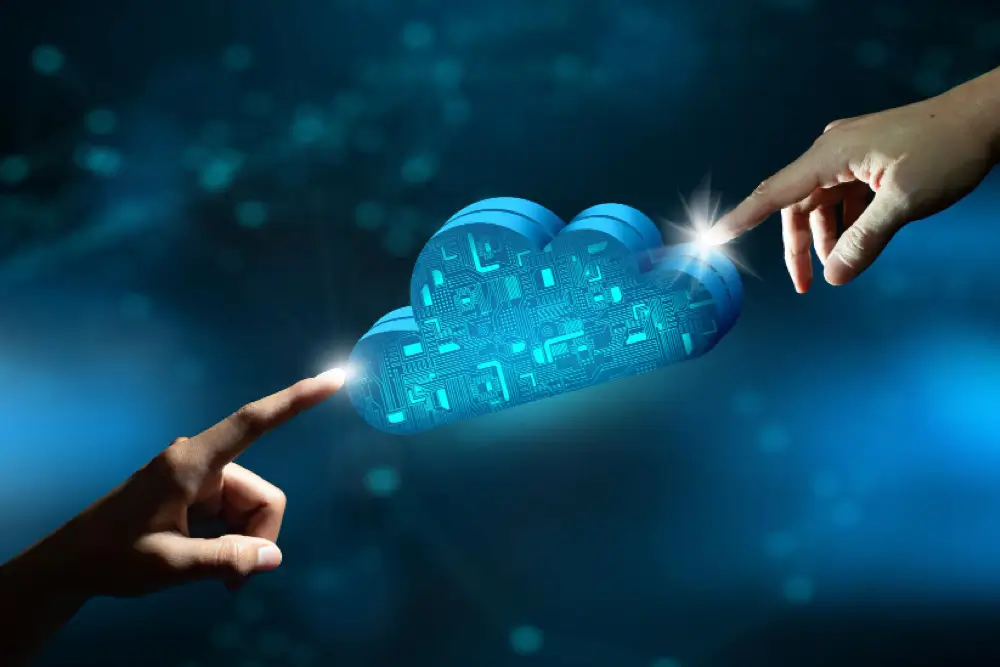 cloud-solutions users connected through the cloud